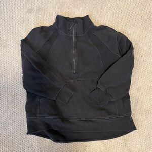 Lulu Black Pullover Sweatshirt